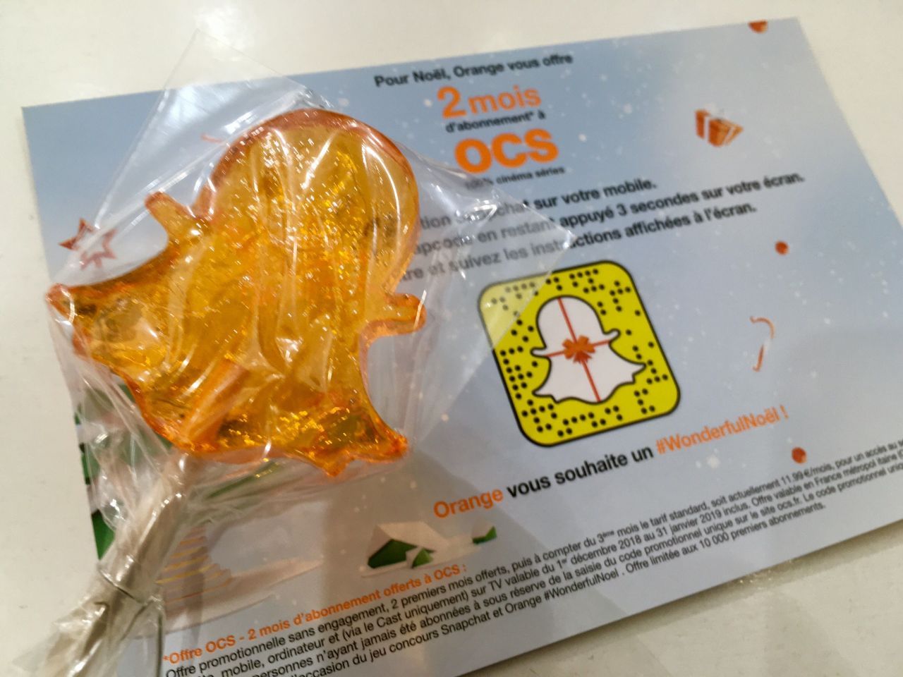 Bon Plan : OCS gratuit pendant 2 mois avec ce jeu Snapchat #WonderfulNoel #2
