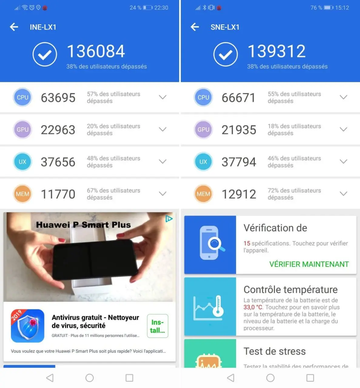 Test Huawei Mate 20 Lite VS Huawei P Smart Plus : lequel choisir ? #10