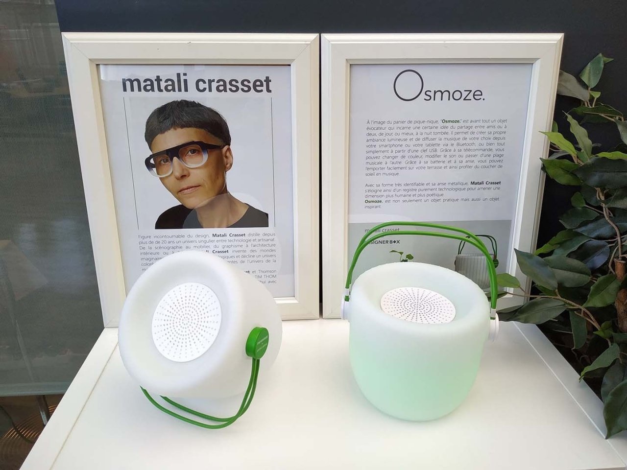 Test Osmoze : l’enceinte sans fil lumineuse Thomson signée Matali Crasset #2