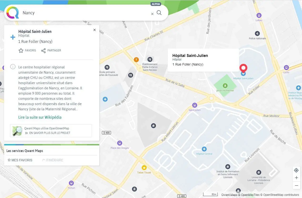 Qwant Maps : le concurrent français de Google Maps