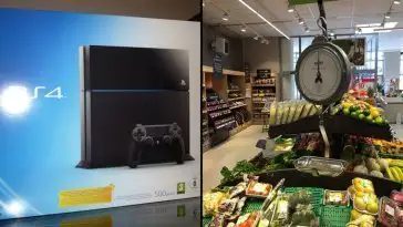 Il paye sa PS4 9€ en la pesant au rayon fruits et légumes d’un supermarché