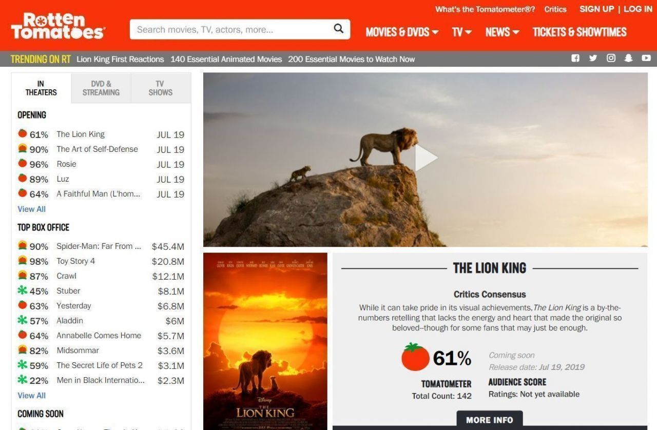 Le Roi Lion fait un bide aux USA #5
