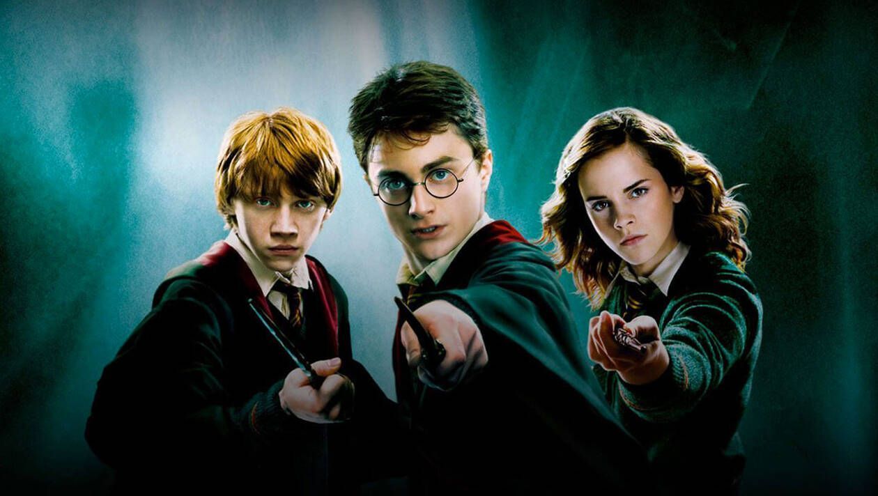 Ron Harry et Hermione