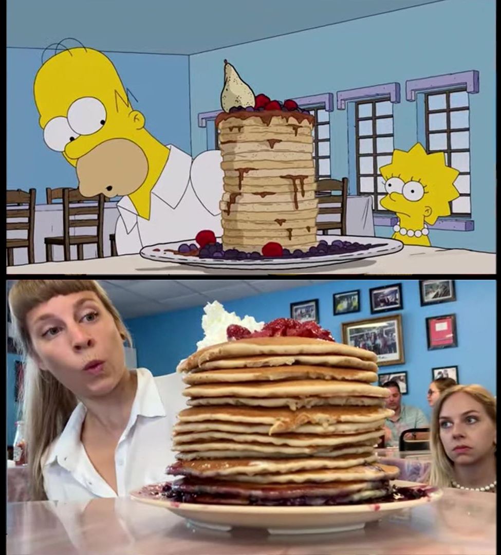 2 copines reproduisent des scènes des Simpson #5