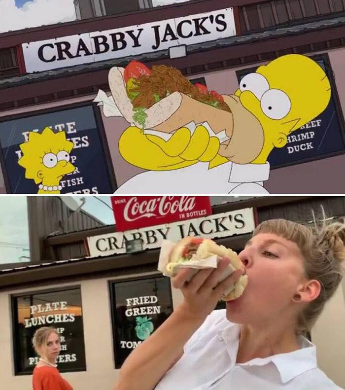 2 copines reproduisent des scènes des Simpson #9