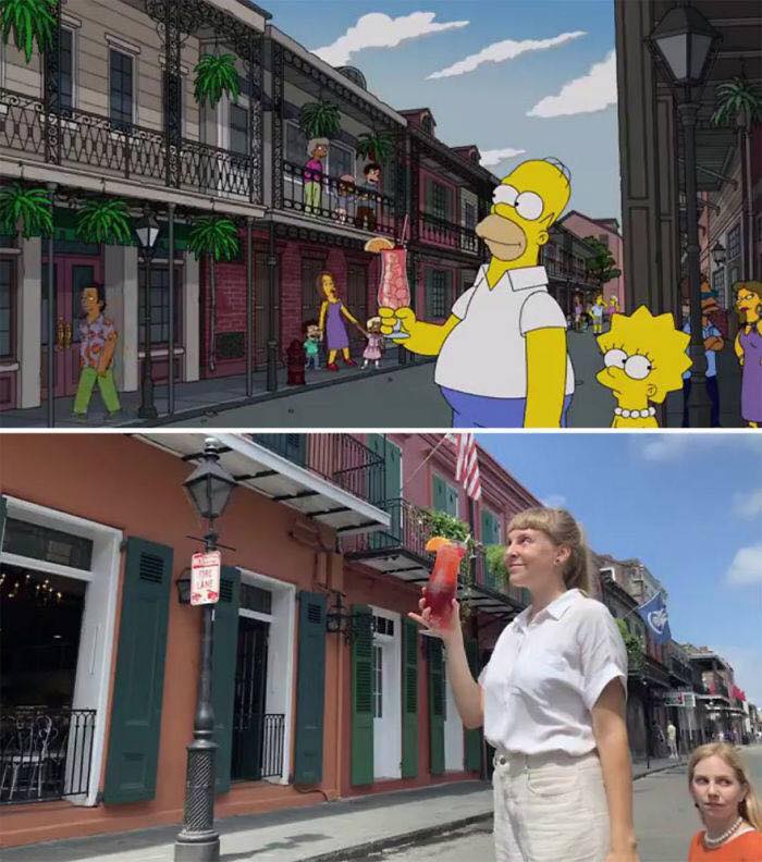 2 copines reproduisent des scènes des Simpson #11