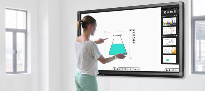 L’écran interactif tactile s’impose de plus en plus en entreprise