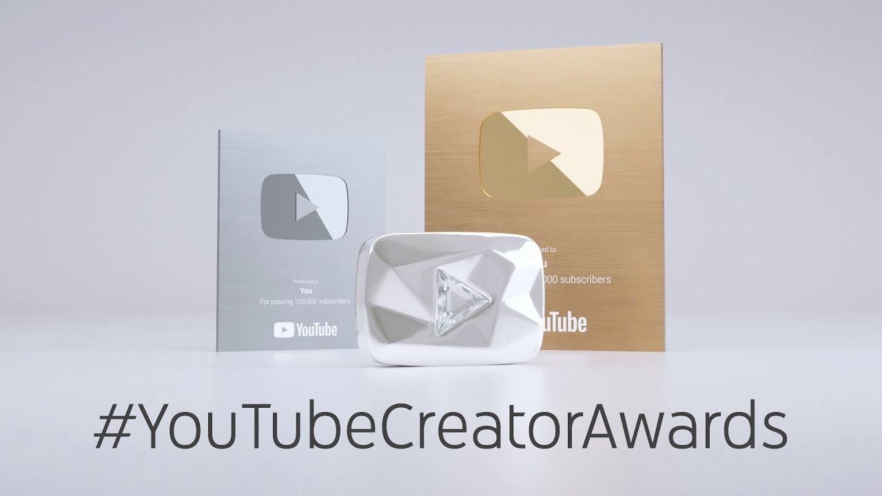 Youtube dévoile son nouveau trophée réservé aux Youtubeurs « élites »