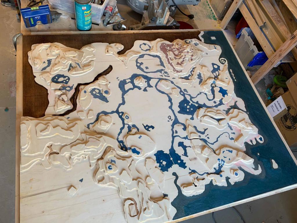 Un fan de Zelda sculpte une gigantesque carte d’Hyrule #6