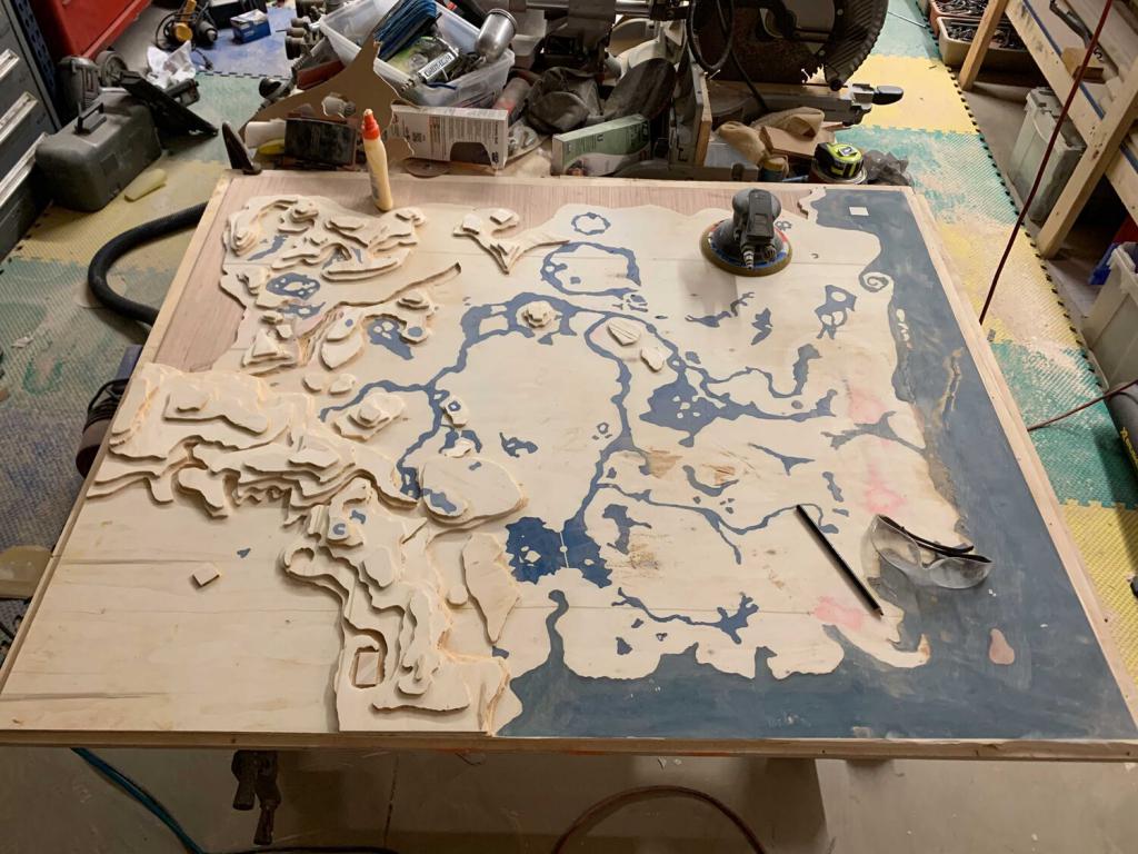 Un fan de Zelda sculpte une gigantesque carte d’Hyrule #5