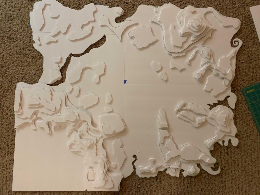 Un fan de Zelda sculpte une gigantesque carte d’Hyrule #4