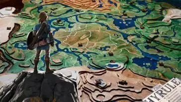Un fan de Zelda sculpte une gigantesque carte d’Hyrule