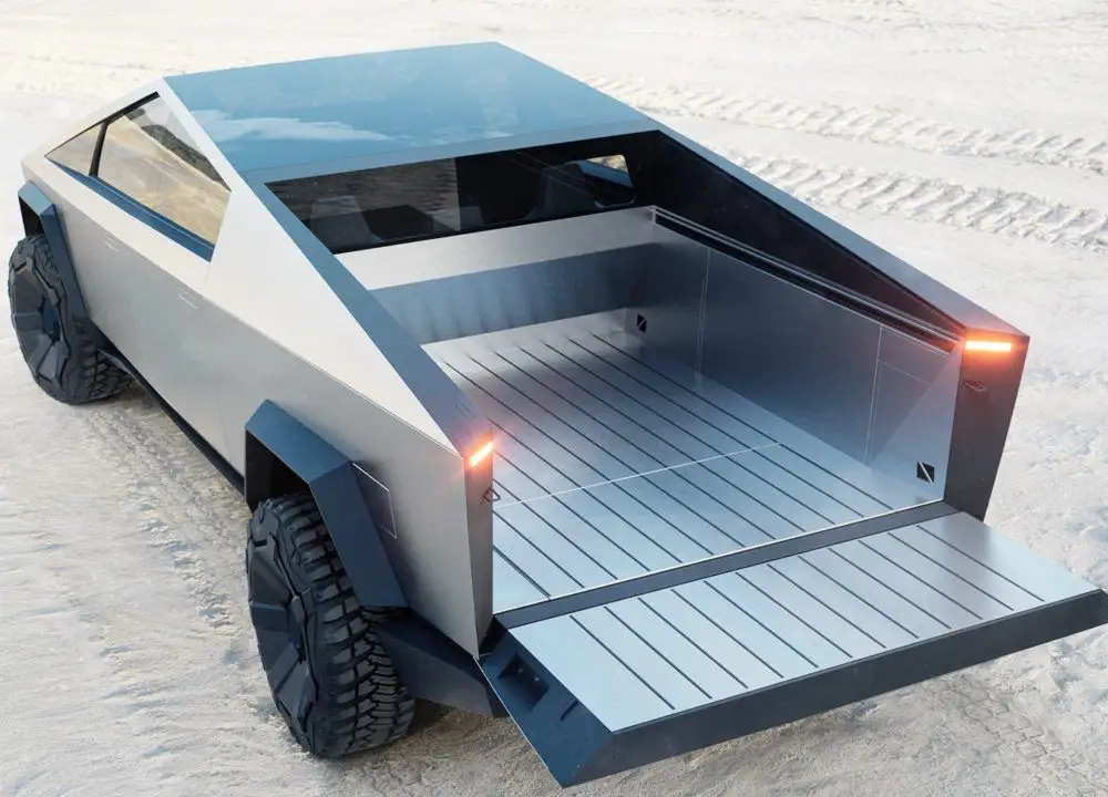 Tesla dévoile un pick-up électrique résistant aux balles de pistolet calibre 9mm #4