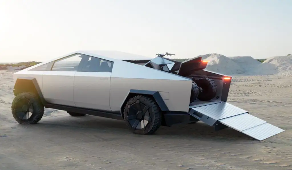 Tesla dévoile un pick-up électrique résistant aux balles de pistolet calibre 9mm #5