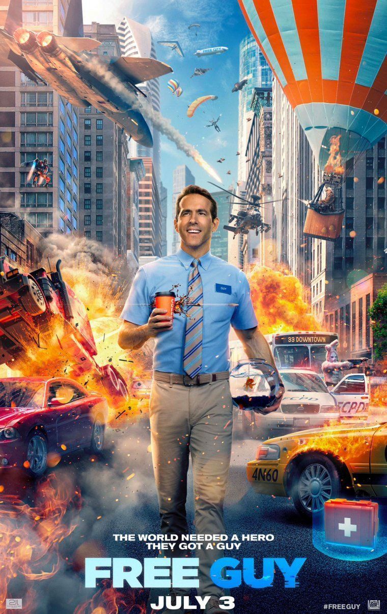 Free Guy : bande-annonce du film où Ryan Reynolds incarne un PNJ dans un GTA-like #5