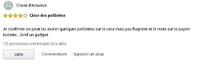 Des gélules pour pailleter vos excréments en vente pour les fêtes #3