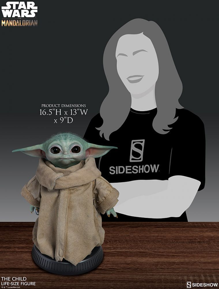 Une réplique de Baby Yoda grandeur nature et ultra réaliste signée Sideshow #5