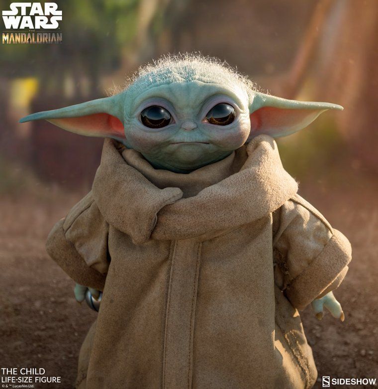 Une réplique de Baby Yoda grandeur nature et ultra réaliste signée Sideshow