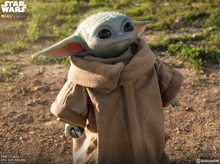 Une réplique de Baby Yoda grandeur nature et ultra réaliste signée Sideshow #2