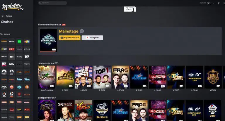 Avec Gamer Zone sur Molotov regardez Game One et ES1 TV en direct et en replay #2