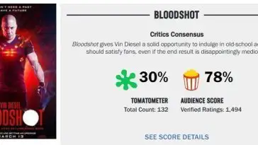 Bloodshot : Vin Diesel s’est fait descendre par les critiques presse US
