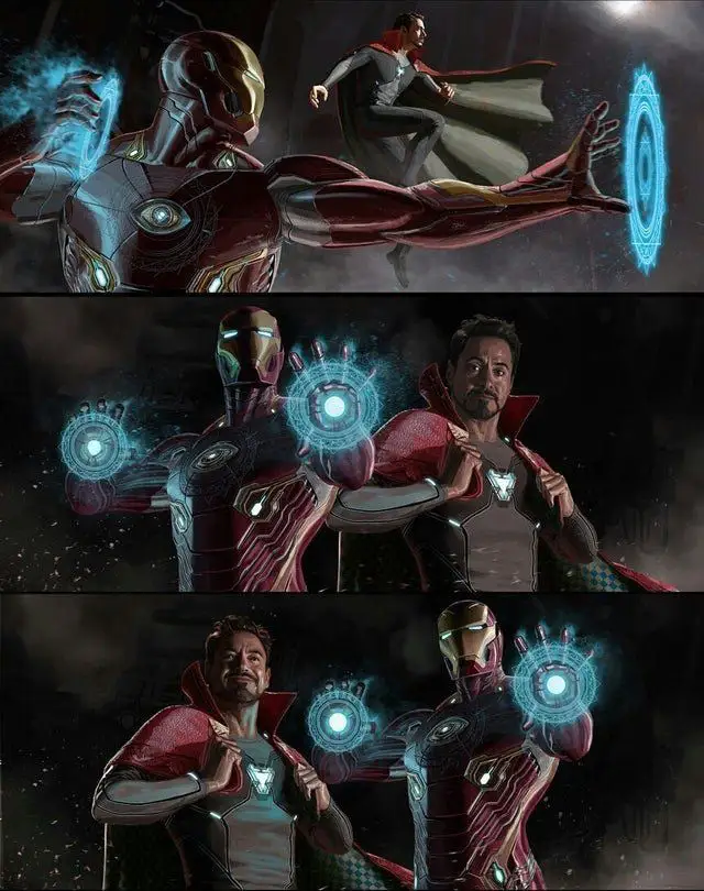 Avengers Infinity War : une scène alternative avec Doctor Strange en armure d’Iron Man révélée sur Twitter #6