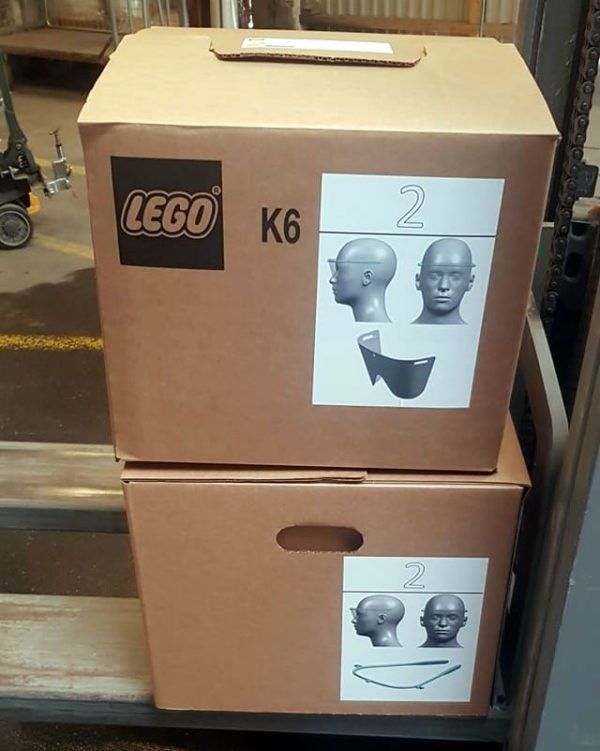Coronavirus : des lunettes de protection LEGO pour les soignants
