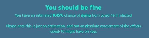 Coronavirus : ce simulateur en ligne teste vos chances de survie #2