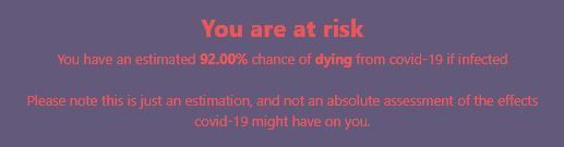 Coronavirus : ce simulateur en ligne teste vos chances de survie #4