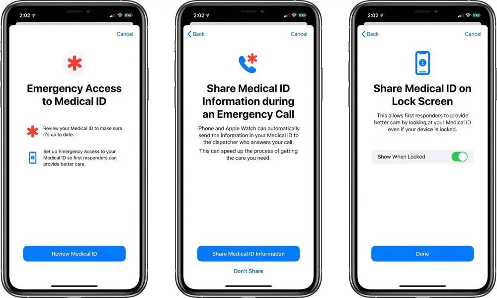 IOS 13.5 communiquera automatiquement vos informations médicales aux services d’urgence