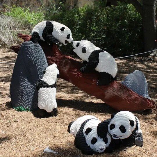LEGO : un zoo crée des animaux grandeur nature avec 3 millions de petites briques