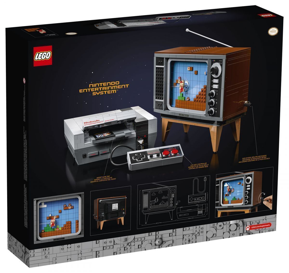 Nintendo : LEGO lance une NES grandeur nature avec un écran cathodique
