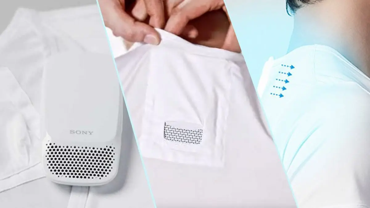 Sony lance un climatiseur portable qui se colle directement sur le dos