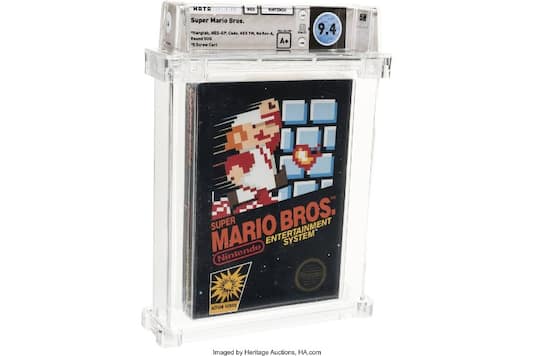 Super Mario Bros : une cartouche de jeu 1985 vendue 114 000 dollars, un record