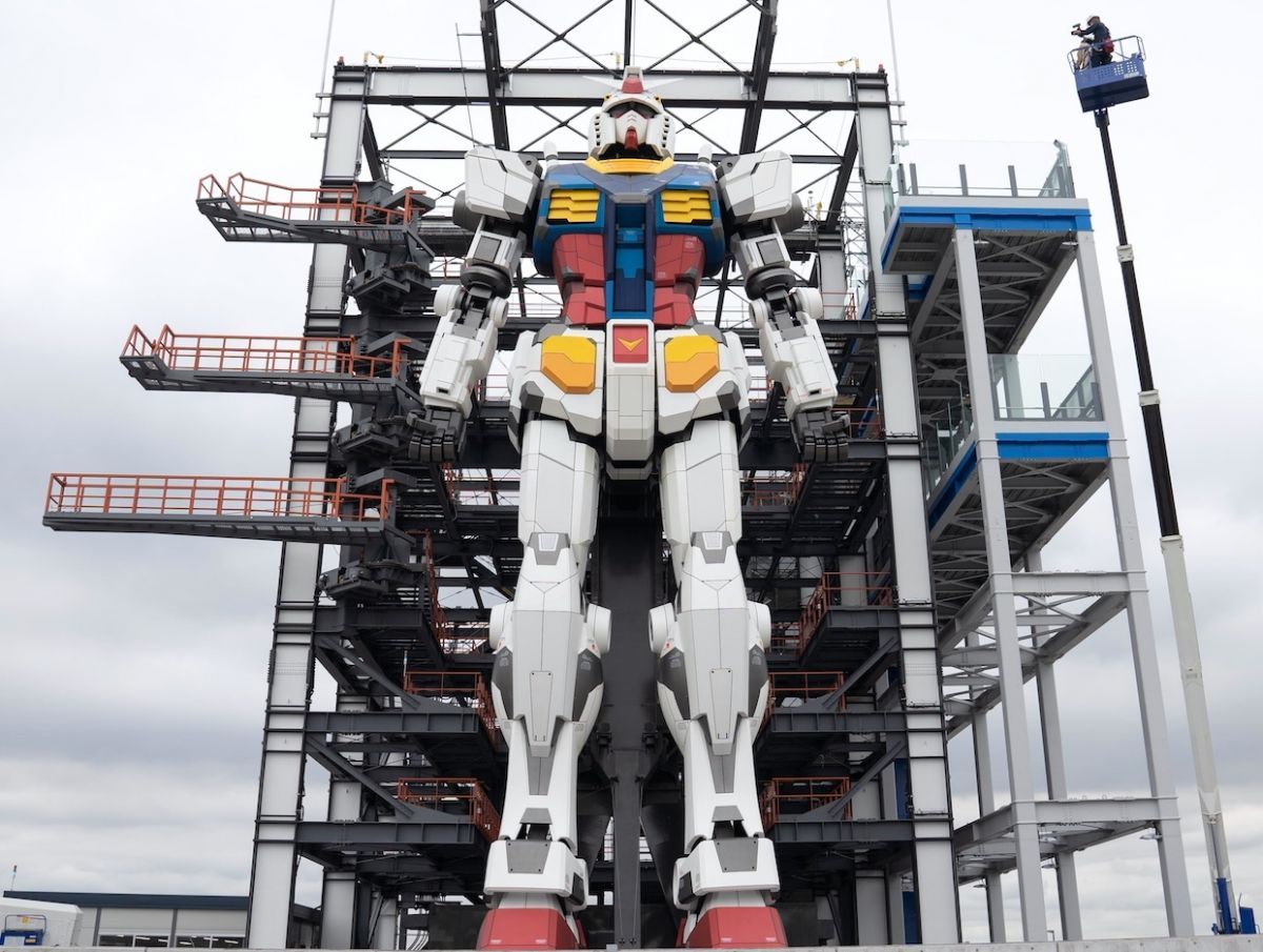 Au Japon, un Gundam à taille réelle et fonctionnel est en cours de test