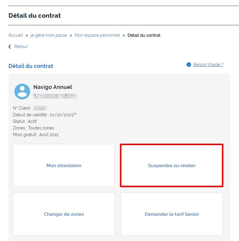 Covid : Comment suspendre votre forfait Navigo Annuel pendant le reconfinement ? #4
