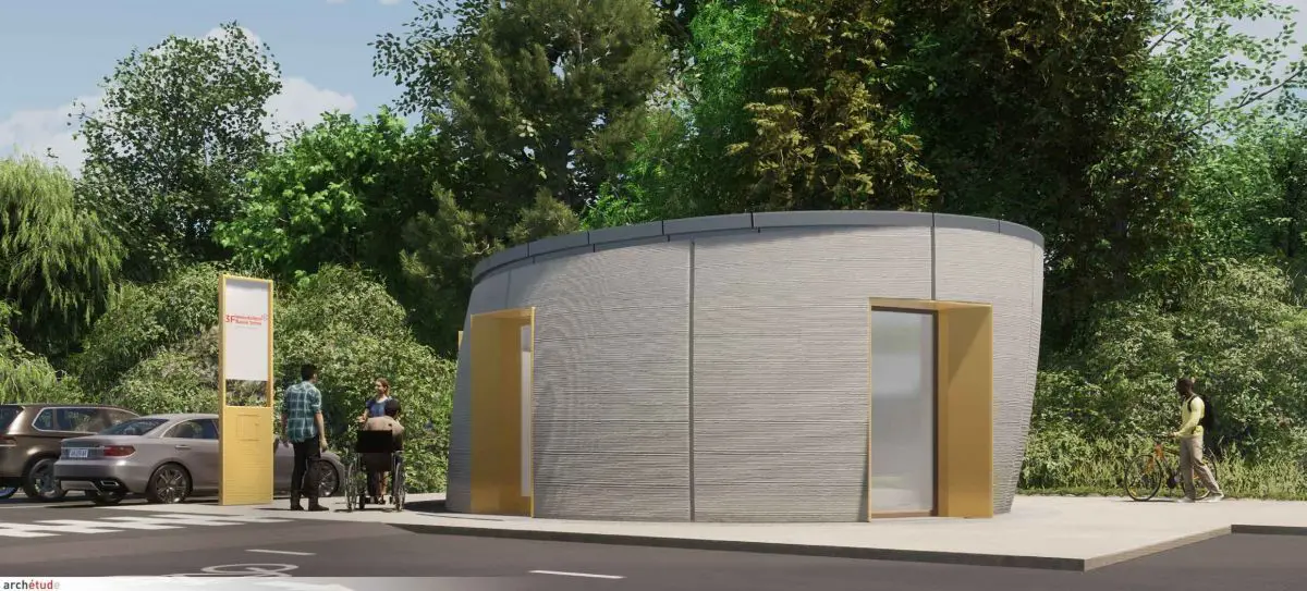 Cette imprimante 3D a permis de construire un bâtiment complet en 10 jours #2