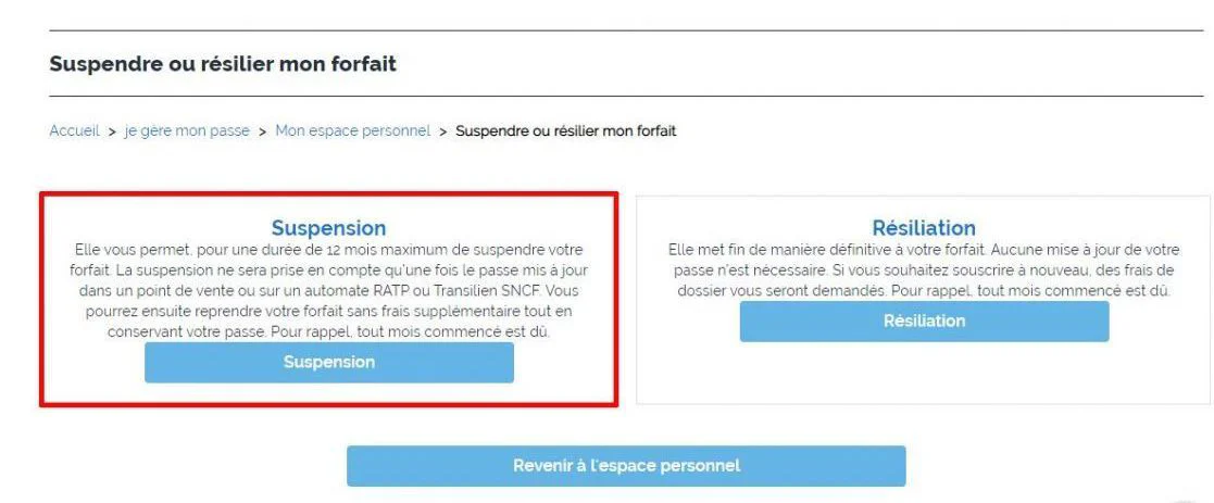 Covid : Comment suspendre votre forfait Navigo Annuel pendant le reconfinement ? #5