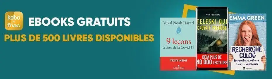 Des milliers d’ebooks gratuits à télécharger pendant le reconfinement