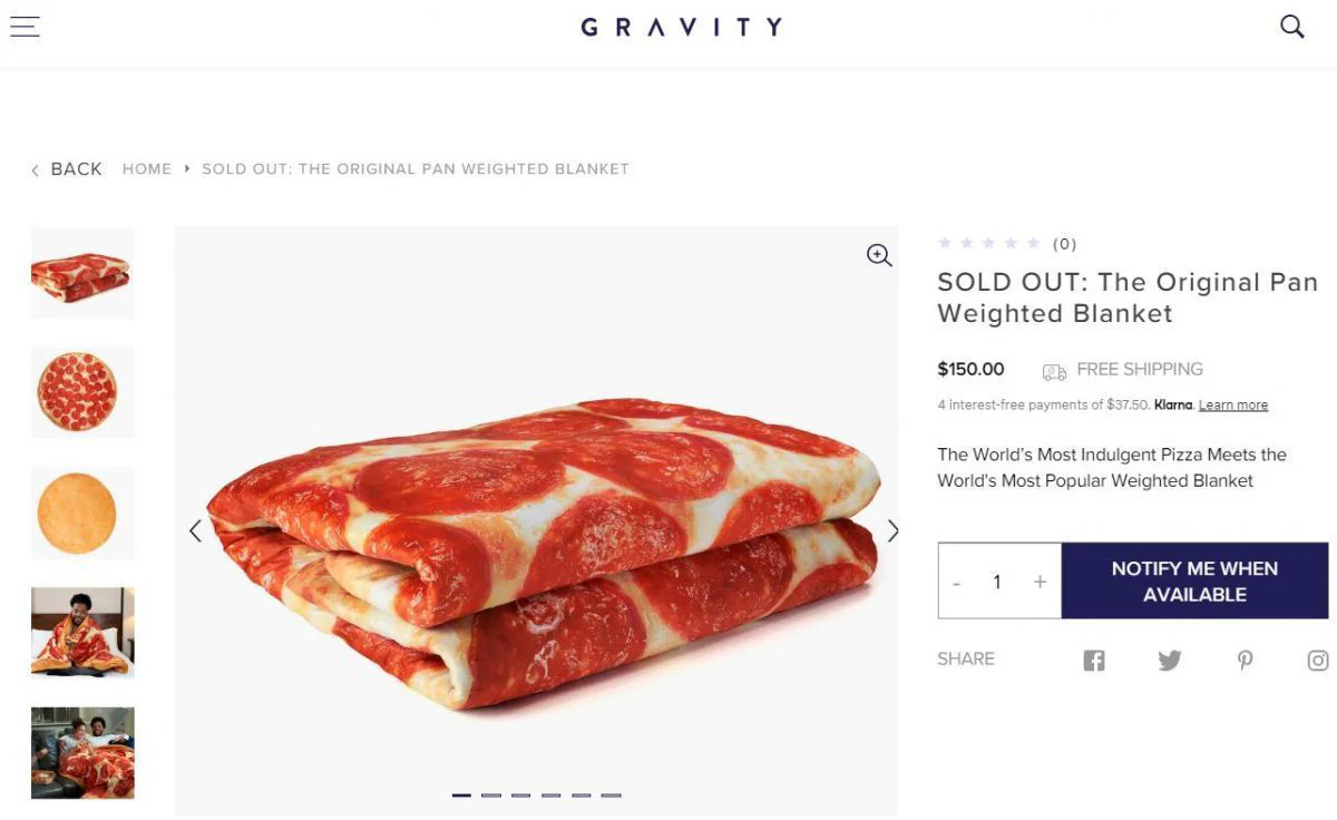 Pizza Hut : cette couverture en forme de Pizza permet de réduire les insomnies #5