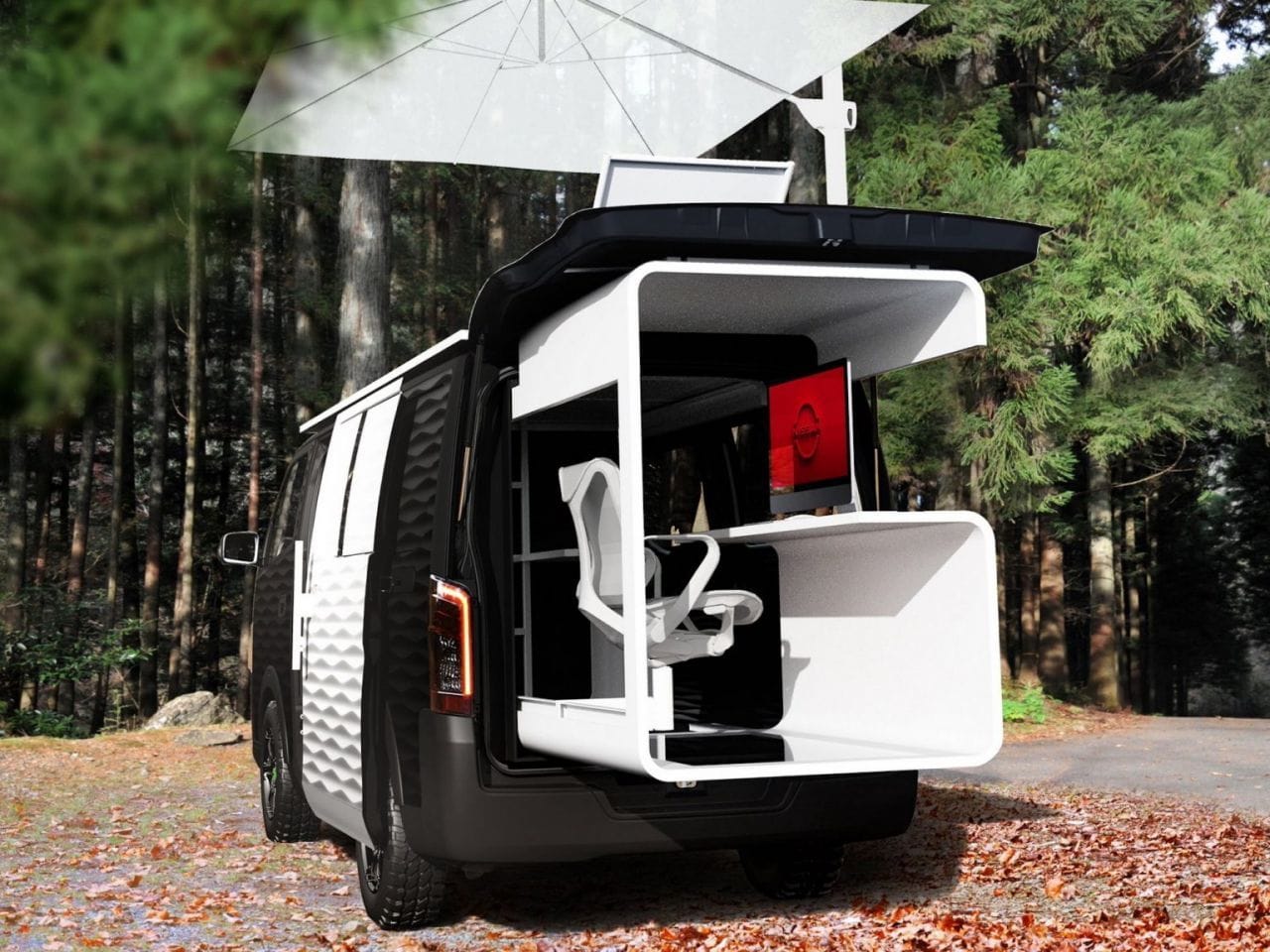 Télétravailler en voyageant, c’est très simple avec le nouveau van Nissan #3