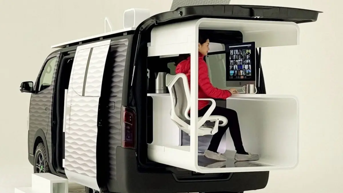 Télétravailler en voyageant, c’est très simple avec le nouveau van Nissan