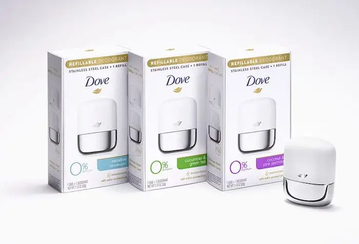 Dove crée un déodorant rechargeable pour limiter les déchets plastiques