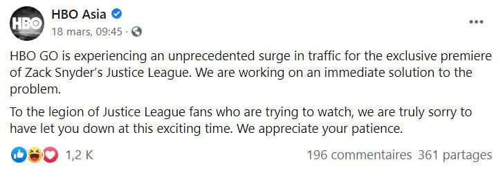 Zack Snyder’s Justice League a battu plusieurs records