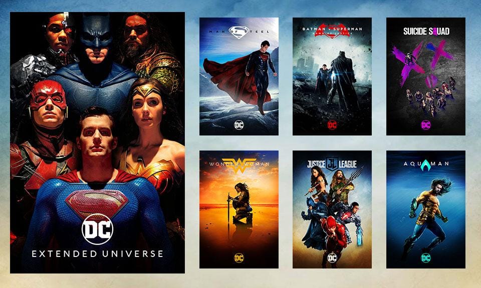 Quels films font officiellement partie du DCEU ?