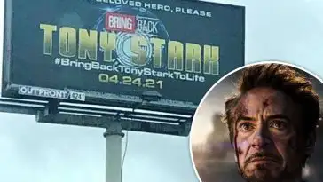 Les fans d’Iron Man demandent le retour de Robert Downey Jr via un panneau publicitaire