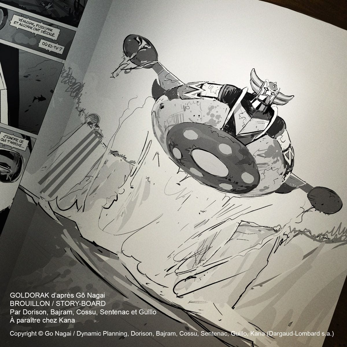 Projet G : Goldorak bientôt de retour en BD par des auteurs français #4