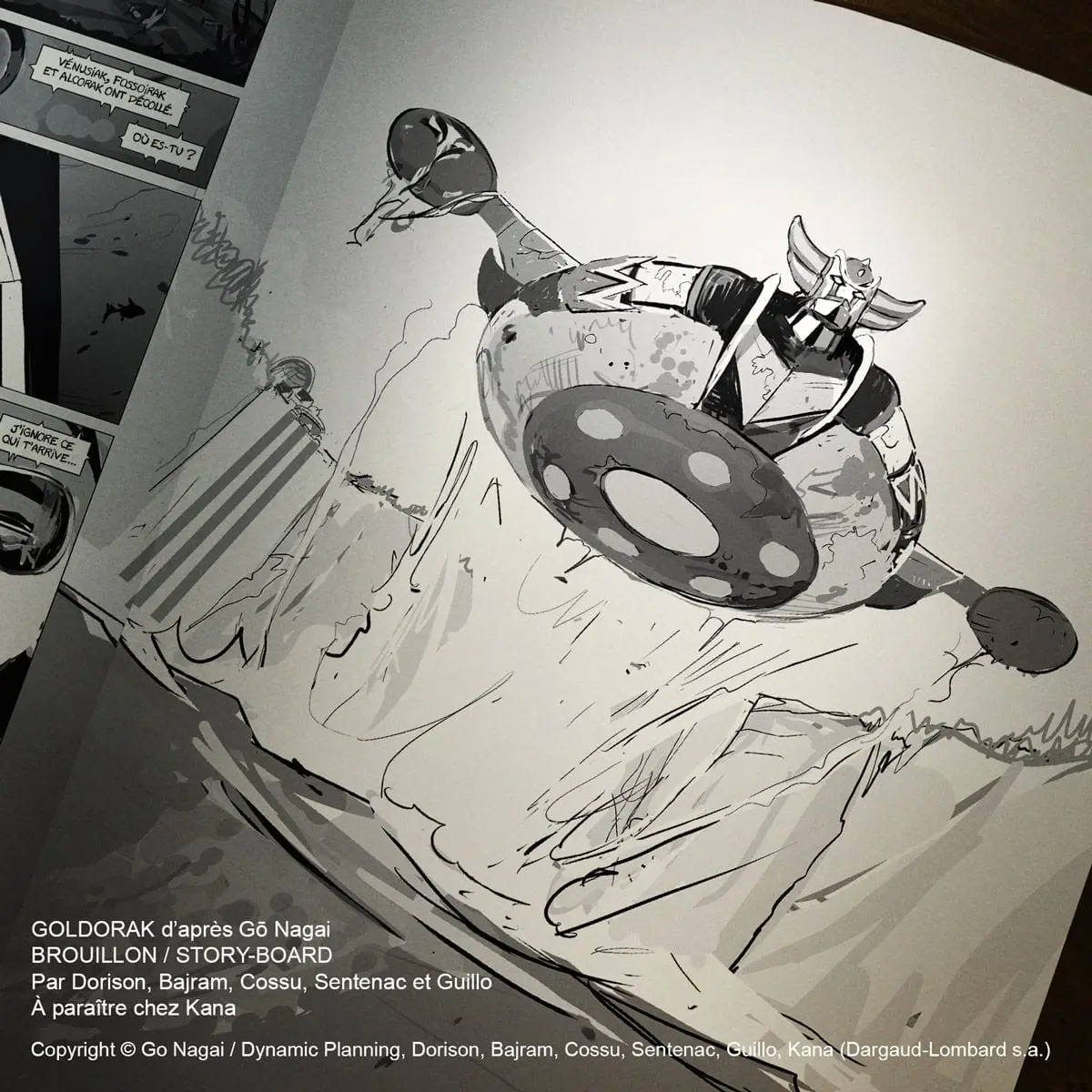 Projet G : Goldorak bientôt de retour en BD par des auteurs français #4