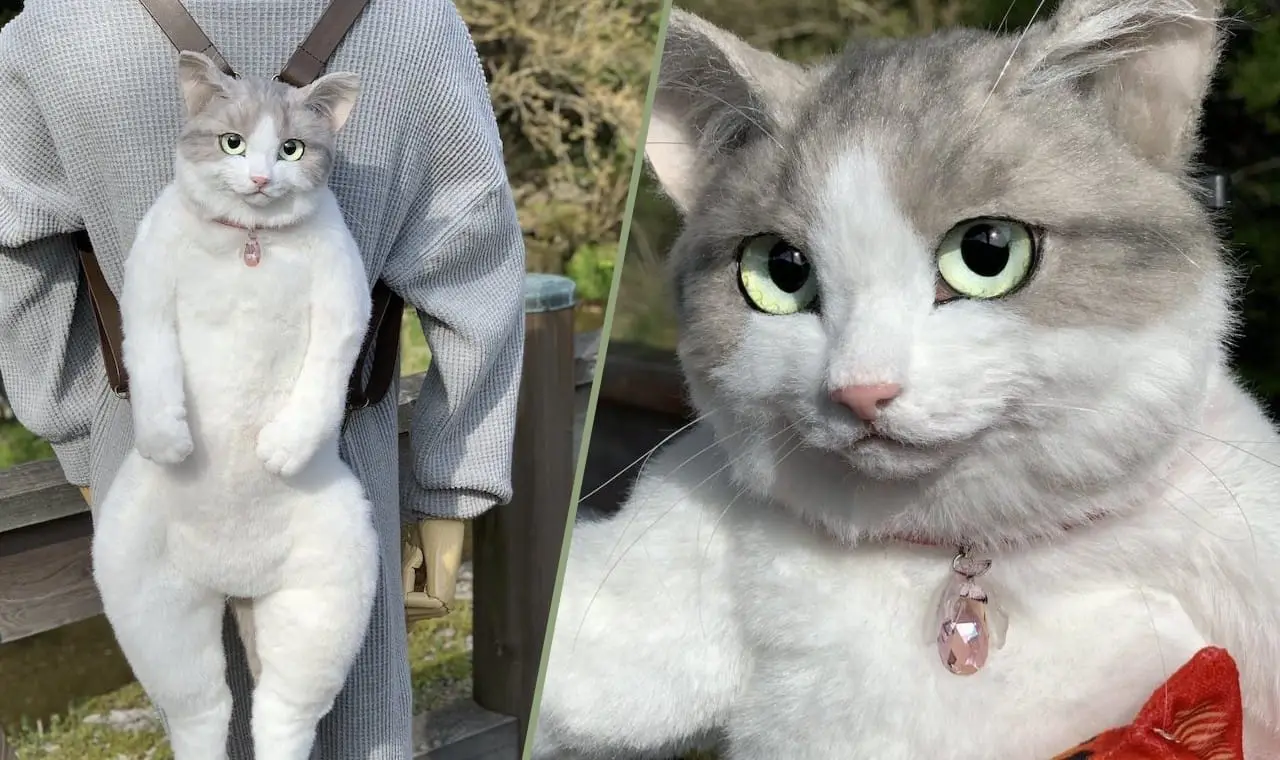 Ce sac à dos en forme de chat ultra réaliste fait le buzz sur Twitter
