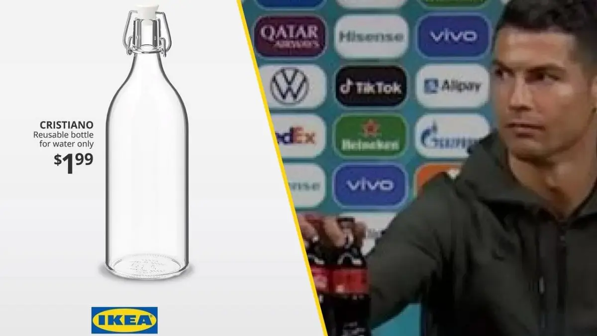 Ikea se paie Coca-Cola avec une bouteille d’eau baptisée CRISTIANO
